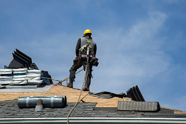 Professional Flat Roof Repair technician working in Splendora, TX